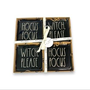 Rae Dunn Halloween Coaster Set Hocus Pocus Coasters